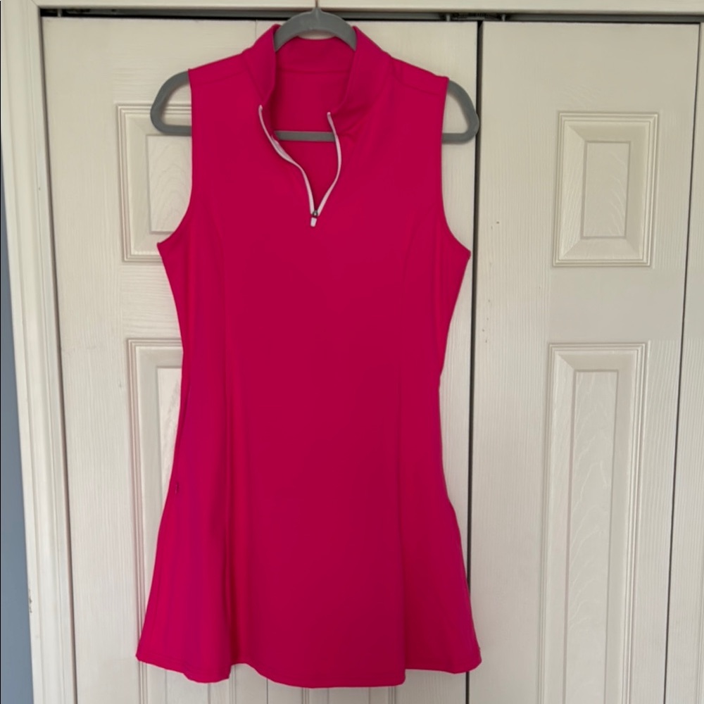 Women's Pink Golf Dress Sleeveless